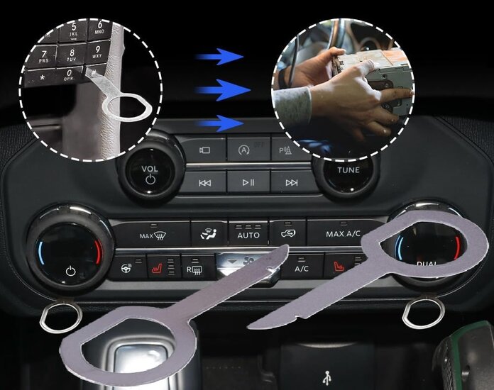12 delige radio demontage en bekleding -&nbsp;panelen verwijder set - deurkaart en dashboard demontageset&nbsp;