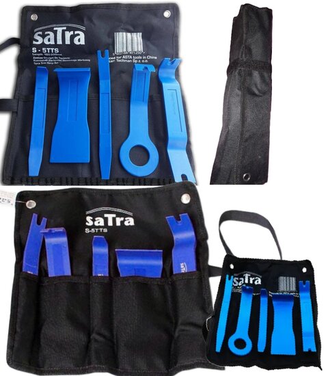 5 delige set kunstof bekleding en autointerieur lepelset&nbsp;- dashboard nylon trimclip en deurpaneel verwijderset -&nbsp;