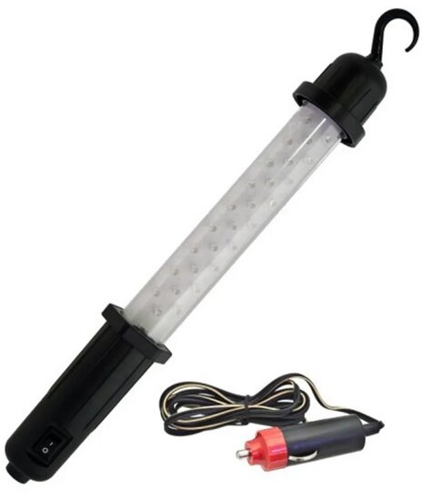 25 leds looplamp oplaadbaar met lader - schokbestendige magneetlamp - werklamp - hanglamp - buisledlamp
