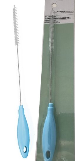 24 x 0.8 cm reinigingsborstel - cleaningbrush - nylonborstel - lange dunne borstel - schoonmaakborstel 7 cm benson
