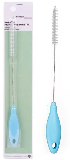 24 x 0.8 cm reinigingsborstel - cleaningbrush - nylonborstel - lange dunne borstel - schoonmaakborstel 7 cm benson