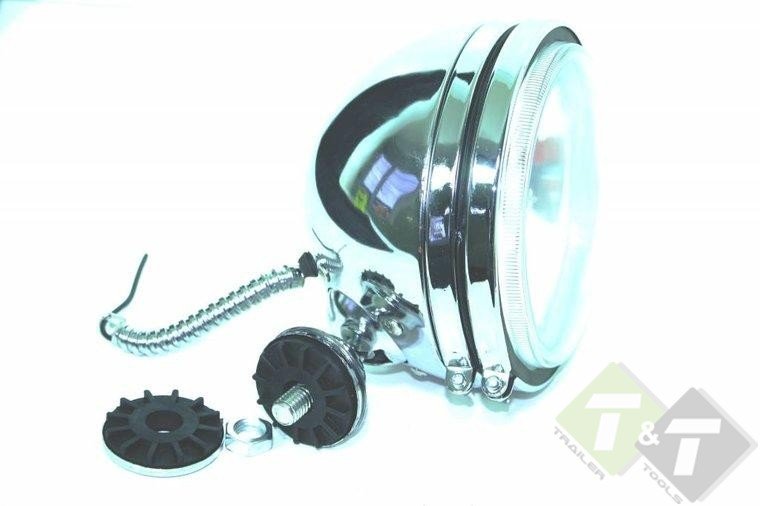 chroom werklamp, werklamp, off road lamp, schijnwerper