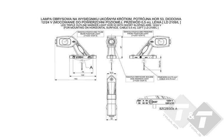 breedtelamp, aanhangerverlichting, verlichting, lamp, lampen