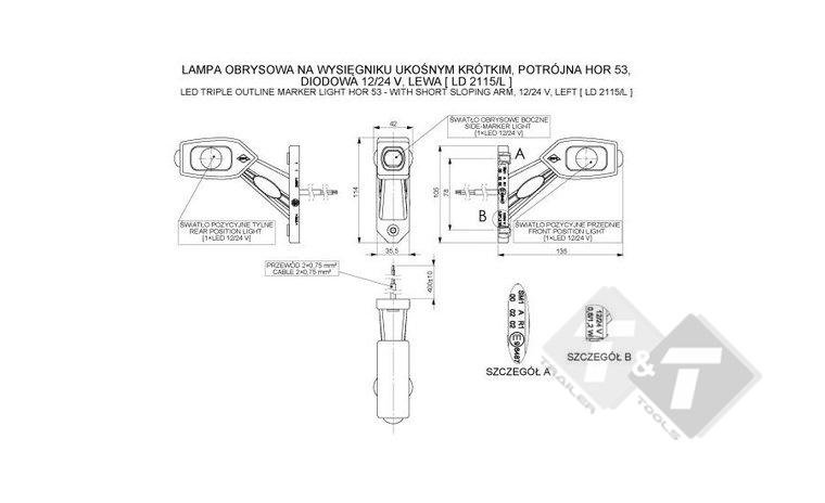 breedtelamp, aanhangerverlichting, verlichting, lamp, lampen