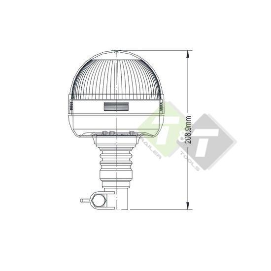 Zwaailamp, Zwaai lamp, Led lamp, Ledlamp, Waarschuwingslamp, Waarschuwing lamp