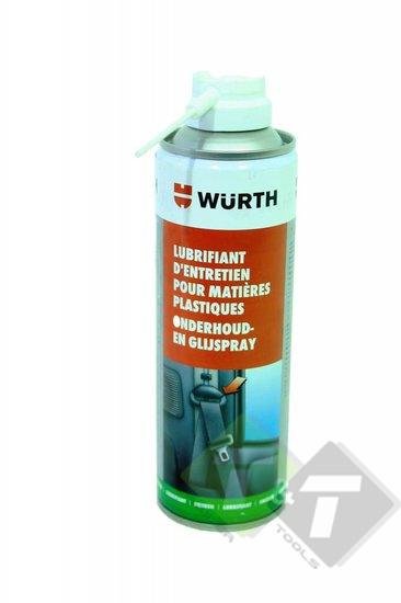 wurth onderhoud en glijspray, onderhoudsspray, glijspray, onderheid en glijspray, spray