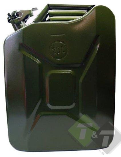 jerrycan 10 liter staal, jerrycan, jerrycans, kanister, jerry can, opslag kan