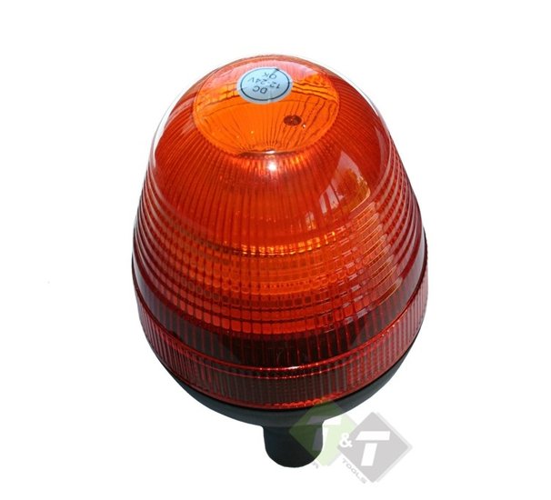 Dak zwaailamp / lichtbalk - ORANJE - 24 LED - 12 / 24V - 28cm 