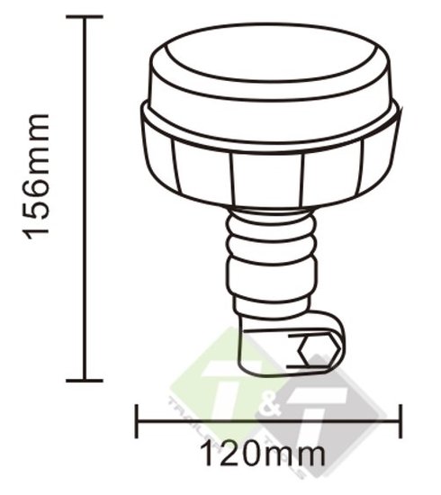 Zwaailamp, Zwaai lamp, Led lamp, Ledlamp, Waarschuwingslamp, Waarschuwing lamp