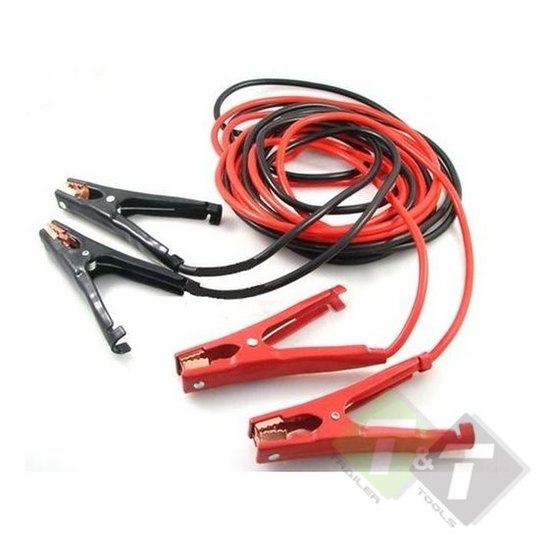 Dikte kabel 16 mm&sup2; Lengte kabel 4 Meter 600 Ampere Startkabel , Start kabel , Overstart kabel , Overstart kabels , batte