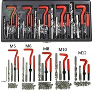 draad reparatieset, schroefdraad reparatie, snijset, draadtapset, tapset, helicoilset, helicoil.