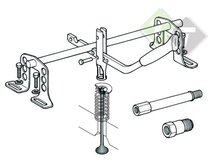 klepveer (de)montage set, klepveren gereedschap set, demontage set klep veren, klep veren set