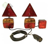 verlichtingset, verlichting set, aanhangwagen verlichting, lampen set, lamp set