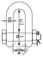 d-sluiting met borstbout, d-sluiting, d sluiting, dsluiting, d-sluiter, d sluiter