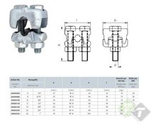 kabelklem, staalkabelklem, draadklem 
