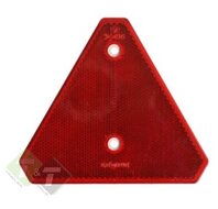 Driehoek reflector Rood, Opschroefbaar, 143 x 125 mm, WAS