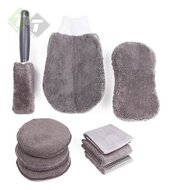microvezel handschoen, schoonmaak handschoen, handschoen, handschoenen