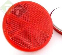 reflector, reflectoren, reflectie plaat, rood