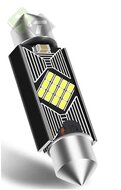 Interieur verlichting Wit, 12 LED, Buislamp 12 volt, 1 Stuks - Ledlamp BA15S - Autolamp - 12 Volt - Koplamp - P21W - h4 autolam