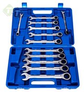 Steek ringratel sleutel set - 12 delig - Sleutelset - SATRA