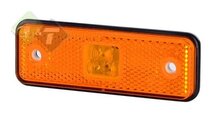 Zijmarkeringslamp - 3 leds - Contourlamp Oranje - 12/24 Volt - Horpol