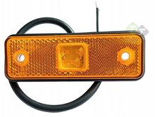 Zijmarkeringslamp - 3 leds - Contourlamp Oranje - 12/24 Volt - Horpol