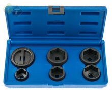 Oliefilter doppen set - Filterkappen set - 6 delig - Oliefilterdoppen set - ASTA