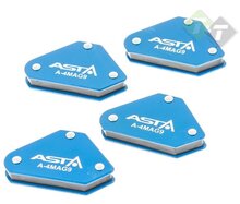 Mini lasmagneet set- 4KG - Lasklem - 4 delig - ASTA