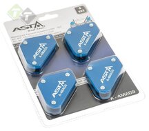 Mini lasmagneet set- 4KG - Lasklem - 4 delig - ASTA