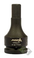 Kracht inbusdop - 17mm - 3/4 duims aansluiting - Inbusdoppen - ASTA
