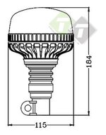 Zwaailamp LED Oranje - 36x LED - Waarschuwingslamp - Flex - 12/24V
