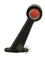 Breedtelamp schuin - Markeringslamp - Rood/Wit - 45 graden - EGKAL