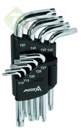 Torxsleutel set met gat - Torx sleutels - Korte sleutels - T10 tot T50 - ASTA