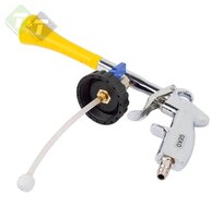Vloeistofspuit - 1 Liter - Luchtreinigingspistool met reservoir - GEKO