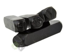 Slagletters 10 mm - Gehele alfabet - 27 dlg - Slag letters - GEKO