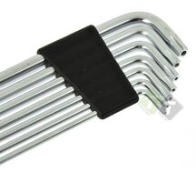 Torxsleutel set met gat - Torx sleutels - 7 delig - Korte sleutels - T10 tot T40 - GEKO