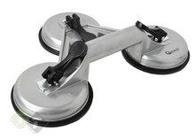 Aluminium zuignap drievoudig - Magic Puller - 115mm - Heffer - Raamdrager - GEKO