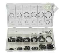 Borgring set - 300 dlg - Binnenwerks assortiment - Seegerring clips - GEKO