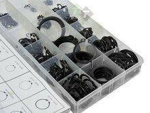 Borgring set - 300 dlg - buitenwerks assortiment - Seegerring clips - GEKO