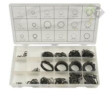 Borgring set - 300 dlg - buitenwerks assortiment - Seegerring clips - GEKO