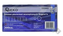 Borgring set - 300 dlg - buitenwerks assortiment - Seegerring clips - GEKO