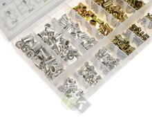 Klinknagel set - 300 delig - Klinknagels met schroefdraad - Blindklinkmoeren - GEKO