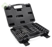 Gloeibougie uitdraai set - Boor set - 22 delig - Schroefdraad uitdraaiset - GEKO