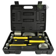 Uitdeuk hamer set - 7 delig - Uitdeukset - Carrosserie hamer set - GEKO