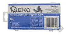 Halve maan spie assortiment - 80 delig - Schijfspie set - GEKO