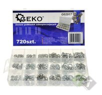 Veerringen assortiment - 720 delig - Carrosseriering - Veerring set - GEKO  
