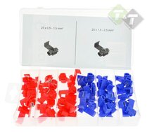Scotchlok set - Kabelschoen assortiment - 50 delig - Draad connectors - GEKO