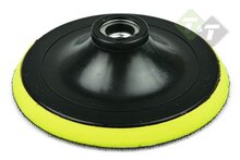 Polijstpad houder 125mm - Klittenband - Poetspadhouder - GEKO