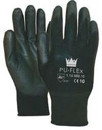 Werkhandschoenen zwart - 5 paar - L - PU Flex Nylon - Werk handschoen - Benson