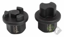 Carterplug doppen set - 2 delig - Olie plug dop - Voor vrachtwagen - ASTA